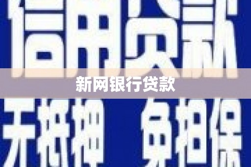 洛宁新网银行贷款