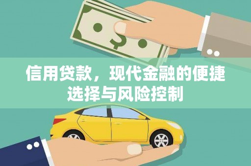 洛宁信用贷款，现代金融的便捷选择与风险控制