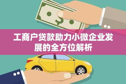 洛宁工商户贷款助力小微企业发展的全方位解析