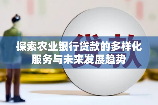 洛宁探索农业银行贷款的多样化服务与未来发展趋势