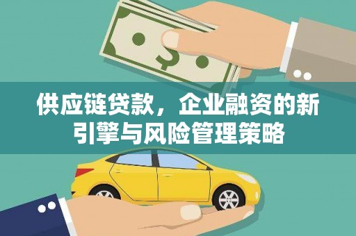 洛宁供应链贷款，企业融资的新引擎与风险管理策略