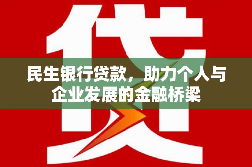 洛宁民生银行贷款，助力个人与企业发展的金融桥梁
