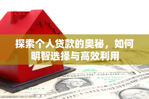 洛宁探索个人贷款的奥秘，如何明智选择与高效利用