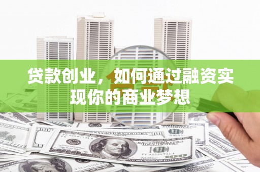 洛宁贷款创业，如何通过融资实现你的商业梦想